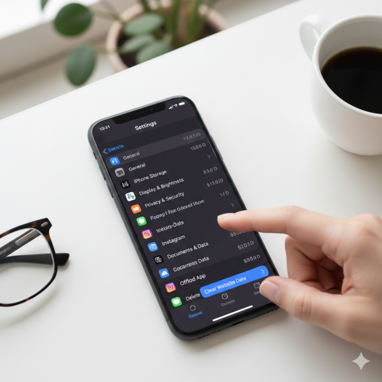 how to clear cache on iphone