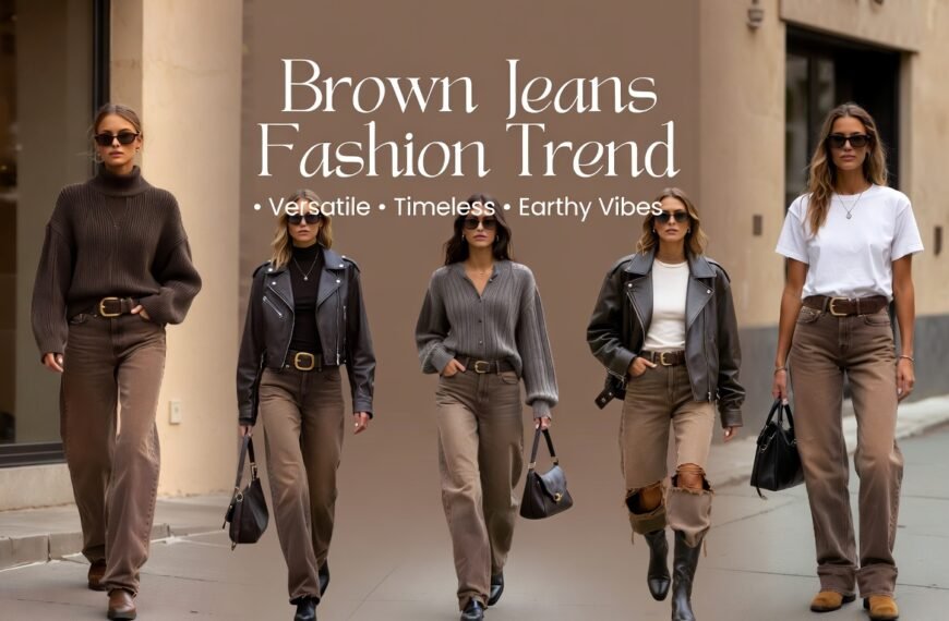 Brown Jeans Fashion Trend: The Denim Color Everyone’s Suddenly Wearing