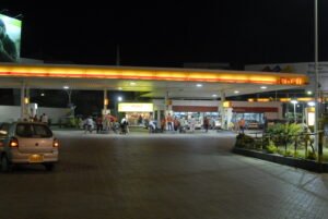 A Shell petrol station in Karachi, Pakistan