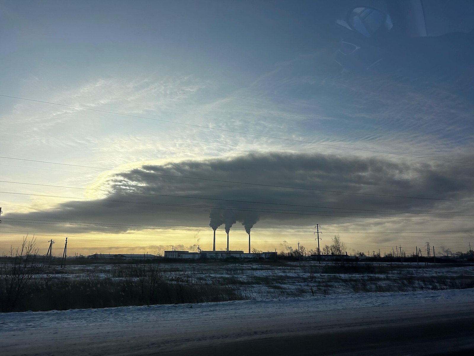 Emissions rising from a coal-fired power plant