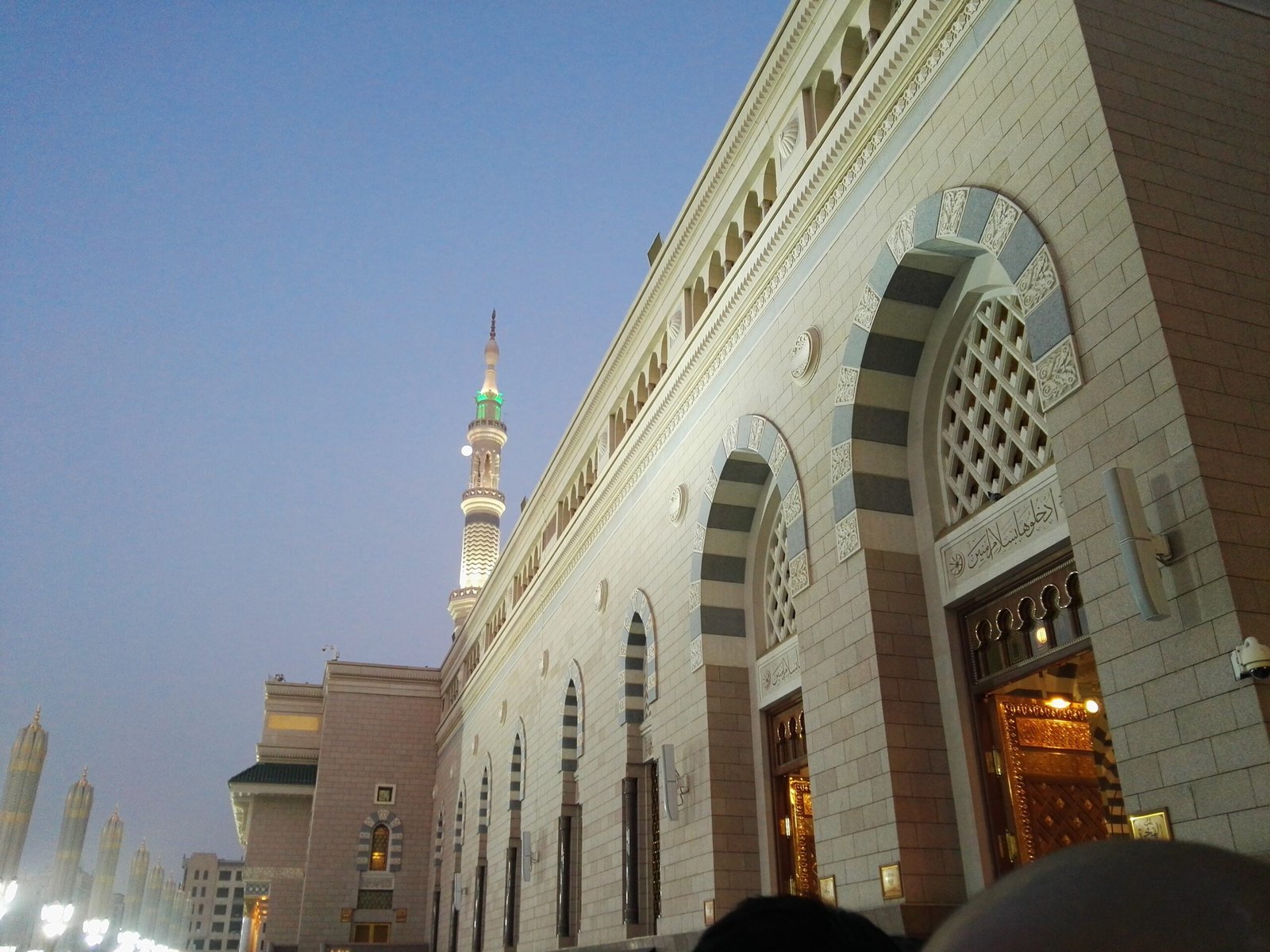 Al-Masjid an-Nabawi in the city of Madinah, Saudi Arabia
