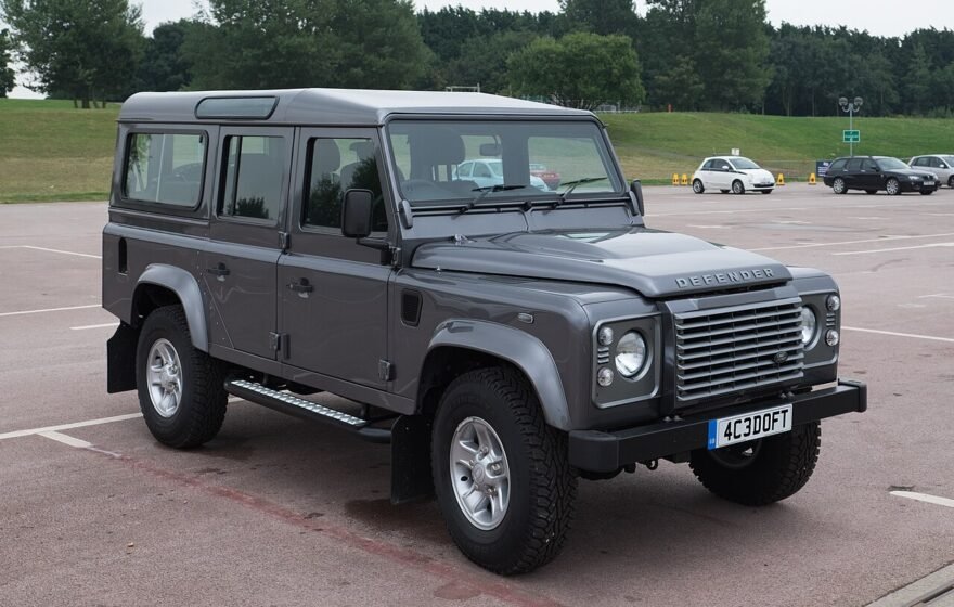 A boxy retro-style SUV