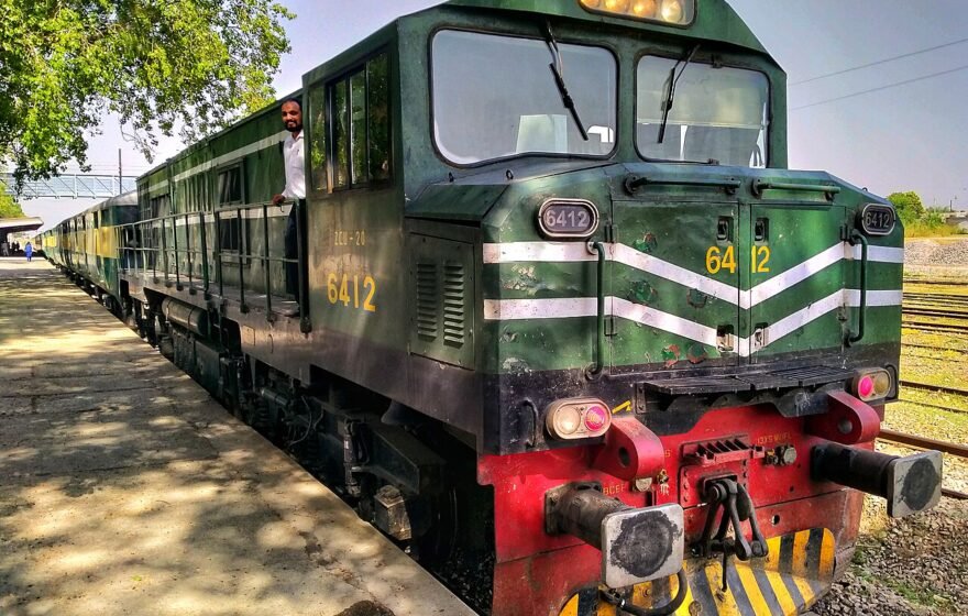 A Pakistan Railways locomotive