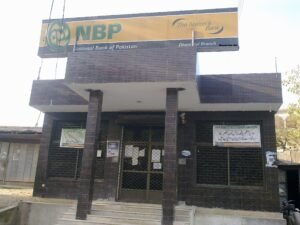 A National Bank of Pakistan branch building
